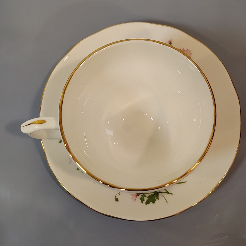 Duchess Fine Bone China England Floral Tea Cup And Saucer Pink Flowers - Picture 3 of 8